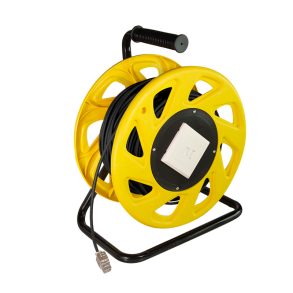 Mobile cable reel Cat.7 S/FTP, TPE, 60 m