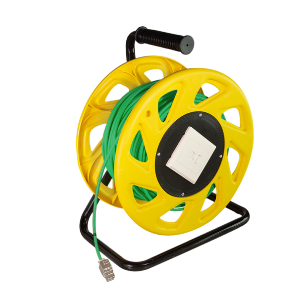 Mobile cable reel Cat.7 S/FTP, PUR, 60 m