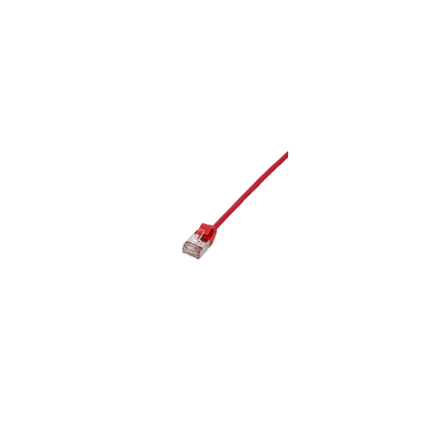 CAT.6A patch cable Ultraflex SlimLine, red, 0.3m