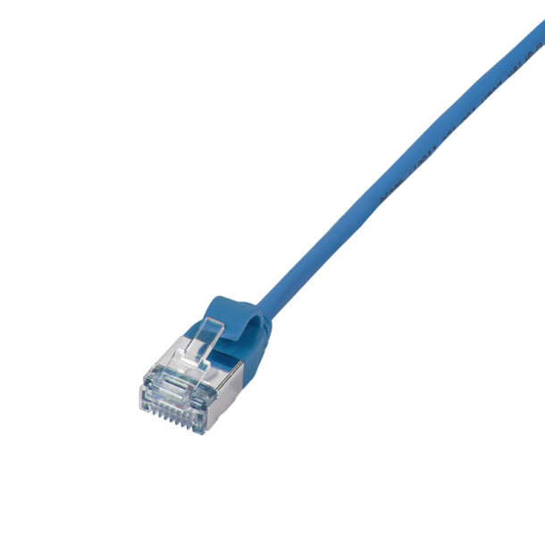 CAT.6A patch cable Ultraflex SlimLine, blue, 3.0m