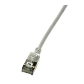 CAT6A patch cable Ultraflex SlimLine, grey, 5.0m