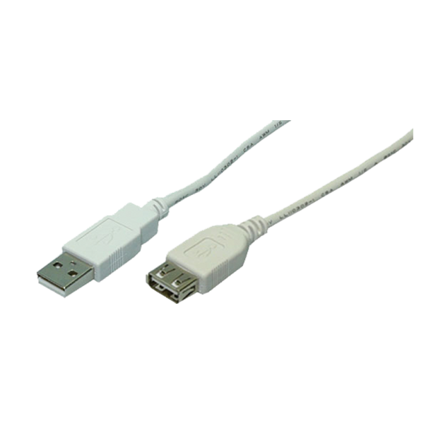 LogiLink® USB extension cable USB 2.0 Gr