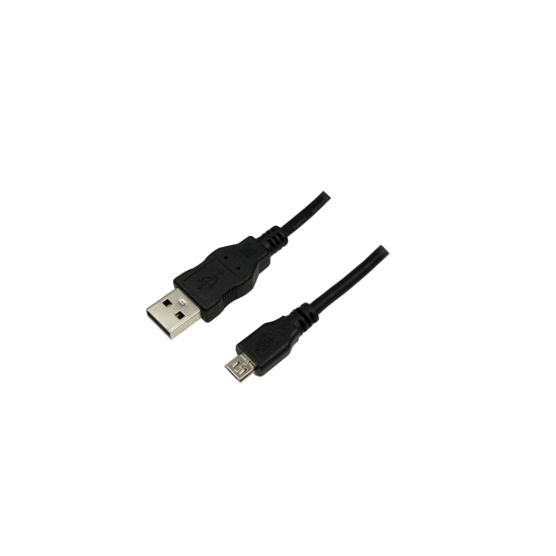 LogiLink USB 2,0 Cable, A/M to Micro B/M, black, 1,8m