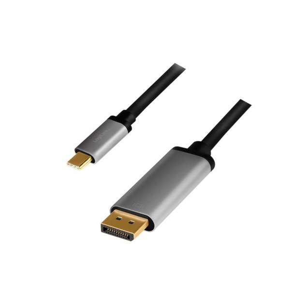 LogiLink USB-C til Displayport kabel - 1,8 meter - 4K / 60 Hz