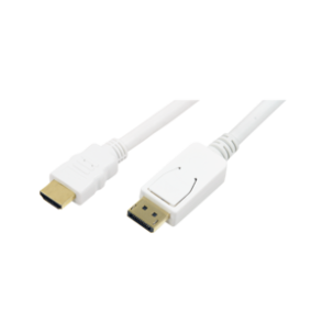 LogiLink DisplayPort to HDMI  2,0m - Hvid