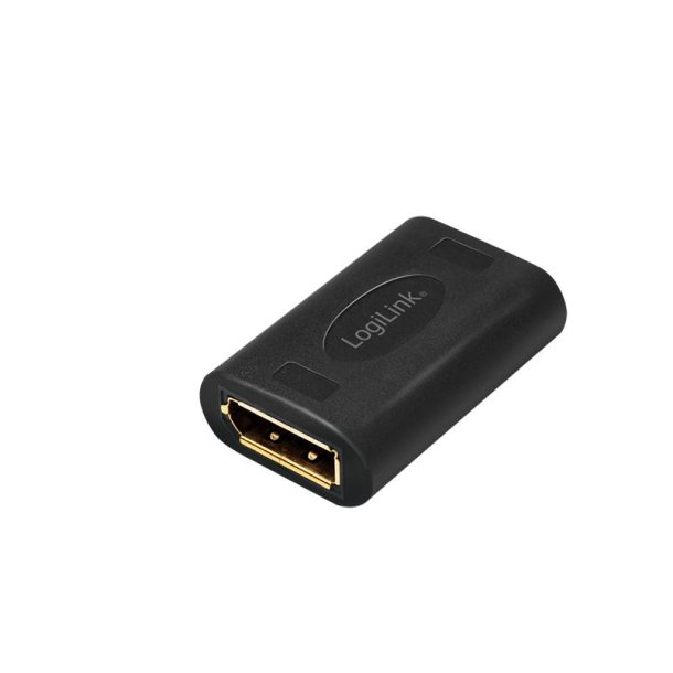 LogiLink DisplayPort adapter, DP Hun til DP Hun - 8K/60 Hz, black