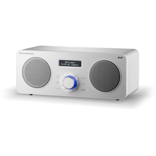 SCANSONIC DA300 FM/DAB+ with Bluetooth - Hvid