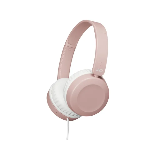 JVC HA-S31M-B ON-EAR HOVEDTELEFON MED FJERNBETJENING OG MIKROFON - HVID / PINK