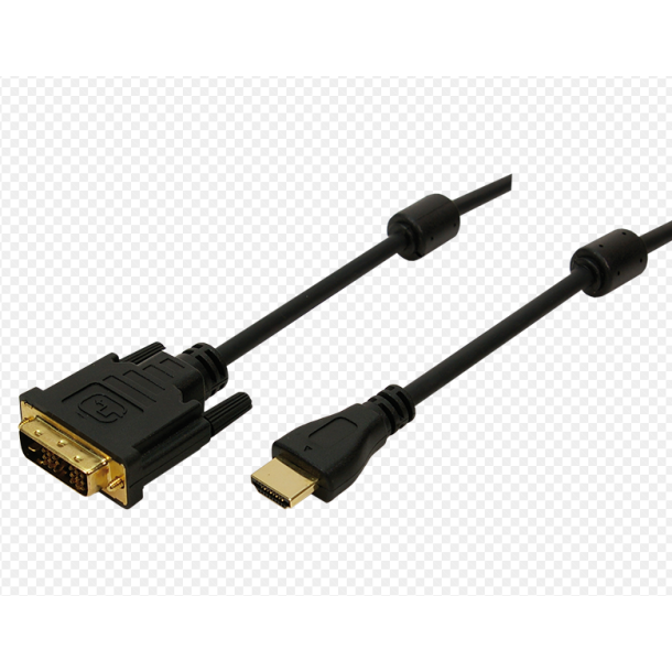 HDMI male to DVI (18+1) male,  3,0 m