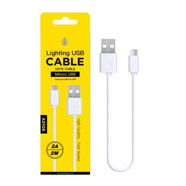 OnePlus Micro USB kabel - 2 meter - Hvid