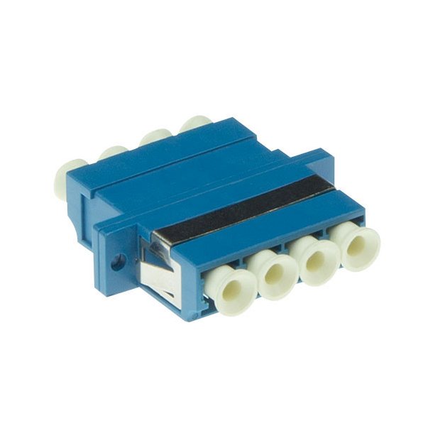 ACT Fiber optic LC-LC quad adapter singlemode OS2