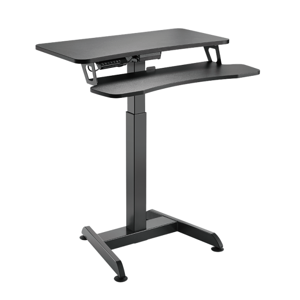 Electrically adjustable sit-stand workstation, 1 motor