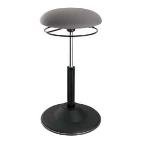 Height adjustable wobble stool