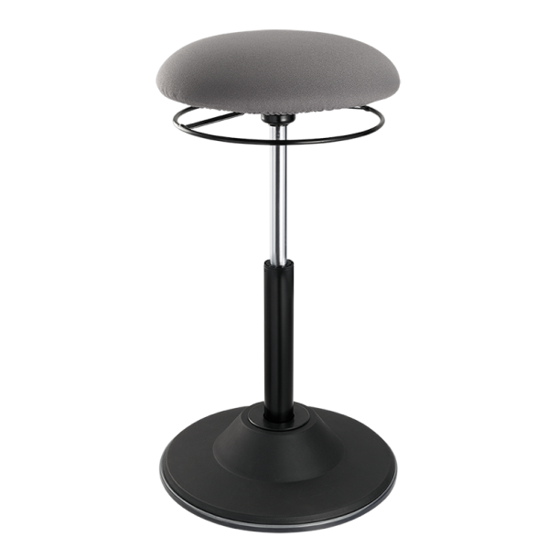 Height adjustable wobble stool