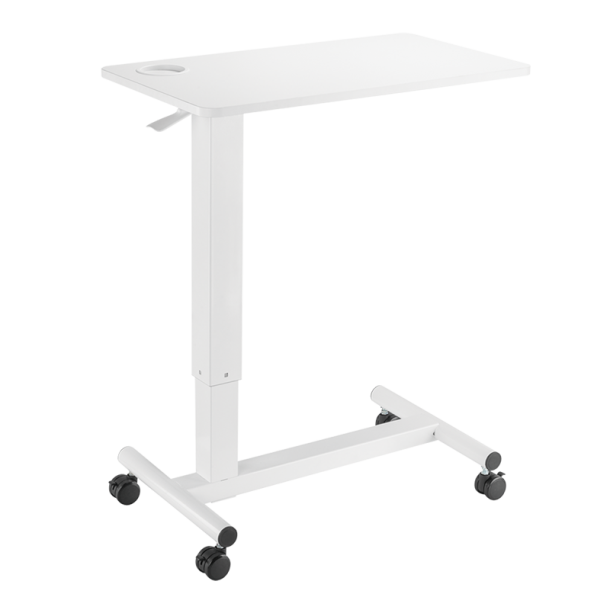 LogiLink Overbed table cart with gas spring, mobile, height adjust.