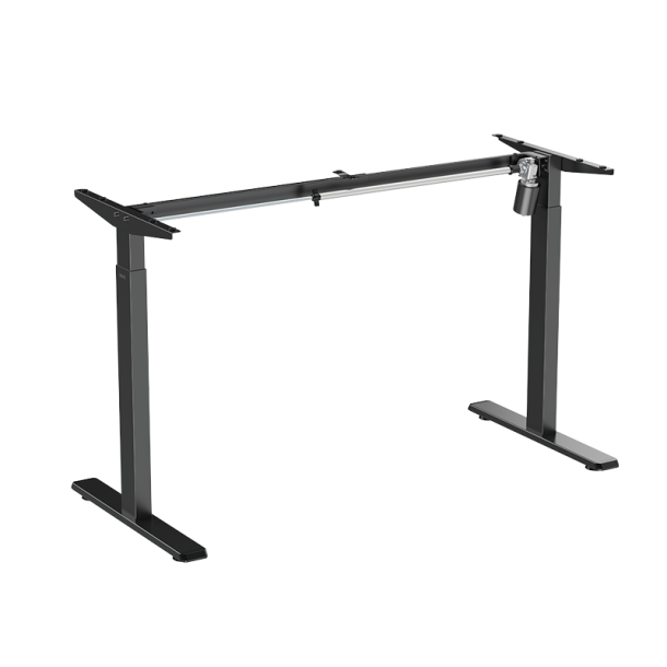 LogiLink Electrically adjustable sit-stand desk frame, 1 motor, 710-1190 mm, black