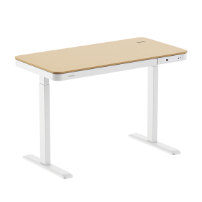 LogiLink Electrically height-adjustable desk, wireless charging, 2x USB ports