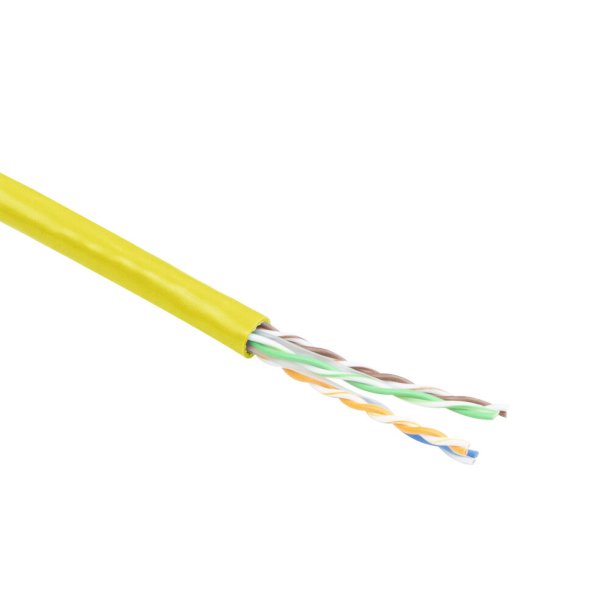 ACT CAT6A U/UTP PVC patch 305 m yellow