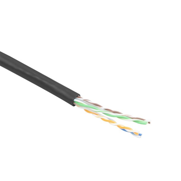 ACT CAT6A U/UTP PVC patch 305 m black