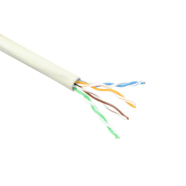 ACT CAT6 U/UTP stranded patch ivory 100 m