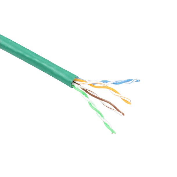 ACT CAT6 U/UTP stranded patch green 100 m