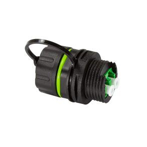 Waterproof fiber optic Duplex LC connector with dust cap
