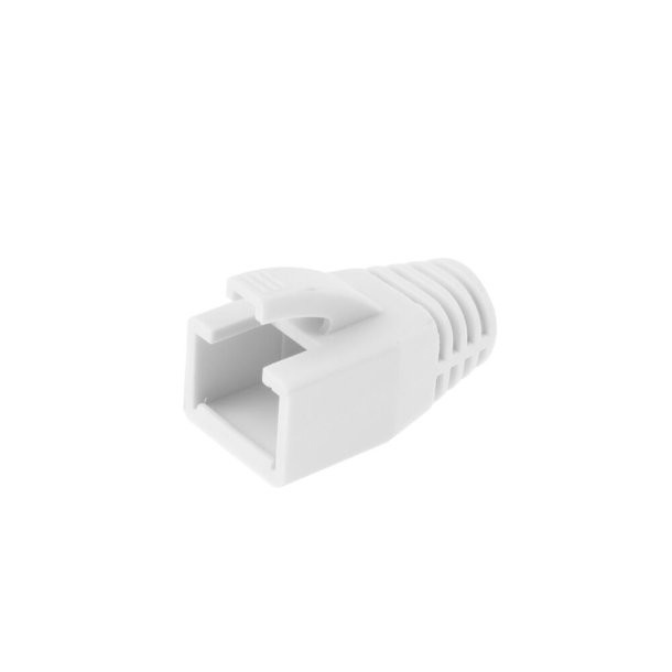 ACT RJ45 white boot for 7.0 mm cable