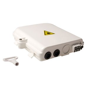 ACT Fiber mounting box unloaded, 8 ports