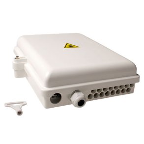 ACT Fiber mounting box unloaded, 16 ports