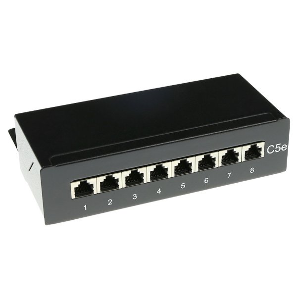 ACT Surface mounted box shielded 8 ports CAT5E