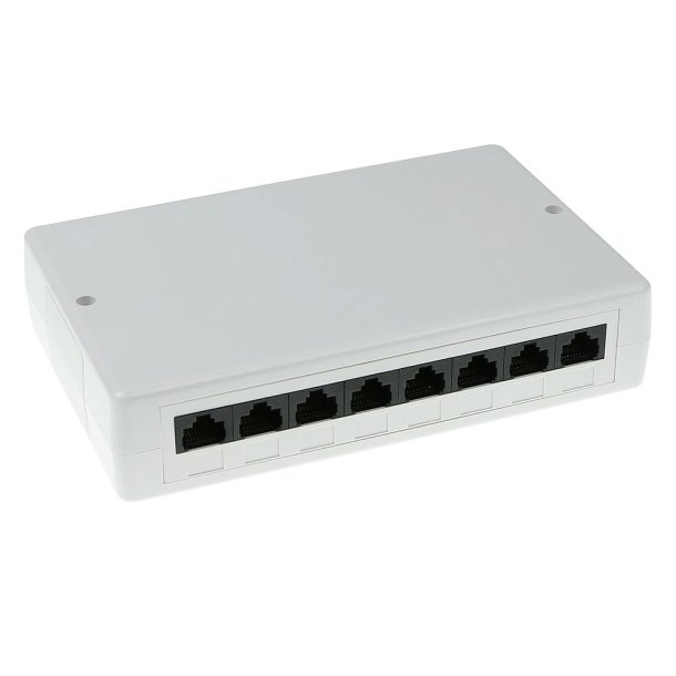 ACT Surface mounted box unshielded 8 ports CAT6