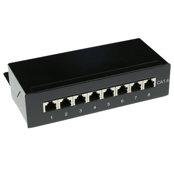 ACT Surface mounted box shielded 8 ports CAT6