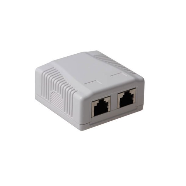 ACT Surface mounted box shielded 2 ports CAT6A