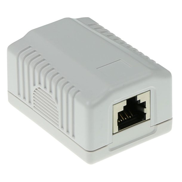 ACT Surface mounted box shielded 1 ports CAT6A