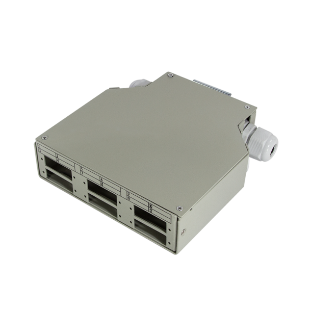 LogiLink Fibre optic DIN rail splice box for LC or SC couplers