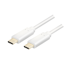USB 3.2 Gen2x1 Cable, USB-C connection cable, 1m, white