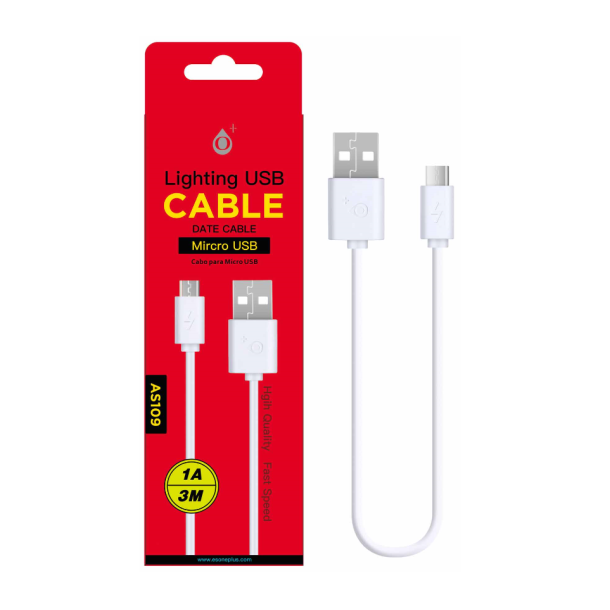 OnePlus Micro USB kabel - 3 meter - Hvid