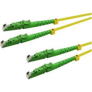 LogiLink Fiber patch cord OS2 9/125µ Duplex LSH-LSH, APC 8°, 0.5m