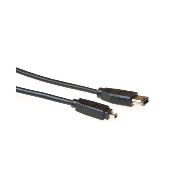 ACT Firewire IEEE1394 connection cable 6-pin male - 4-pin male  4,50 m