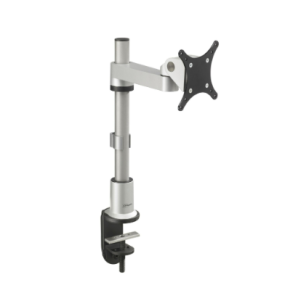 PFD 8522 DESK MOUNT, 2 PIVOTS - SILVER