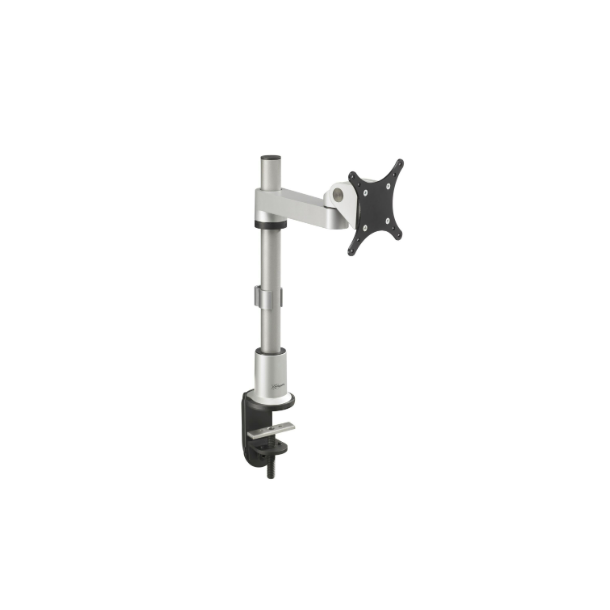 PFD 8522 DESK MOUNT, 2 PIVOTS - SILVER