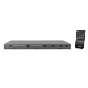 Marmitek HDMI switch - matrix - 4 in / 2 out - 4K60 (4:4:4) UHD - HDCP 2.2 - digital audio output