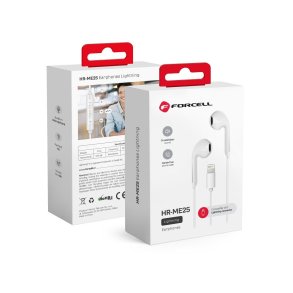 Forcell earphones med lightning stik.
