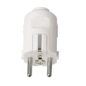 E-line stikprop schuko 16A hvid