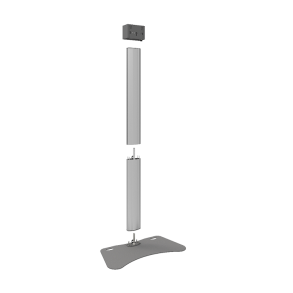 Fully divisible stand 2250mm for flat panels up to 90 inch, 85 kg, single construction