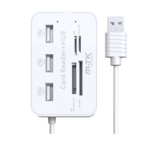 MTK USB 2.0 Hub+ kortlser - 3 x USB 2.0 + MS/SD/M2/TF