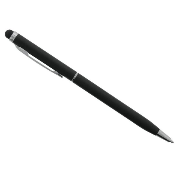 Touchpen med kuglepen - sort