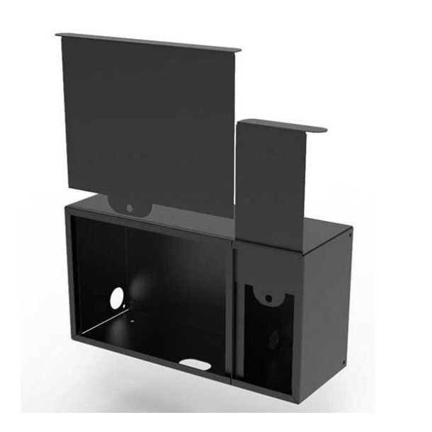 DIMASA Cabinet for AV storage installed on floor base (STANDARD range)