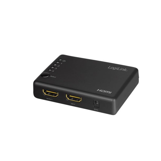 LogiLink HDMI-Splitter, 1x4-Port, 4K/30 Hz, schlank