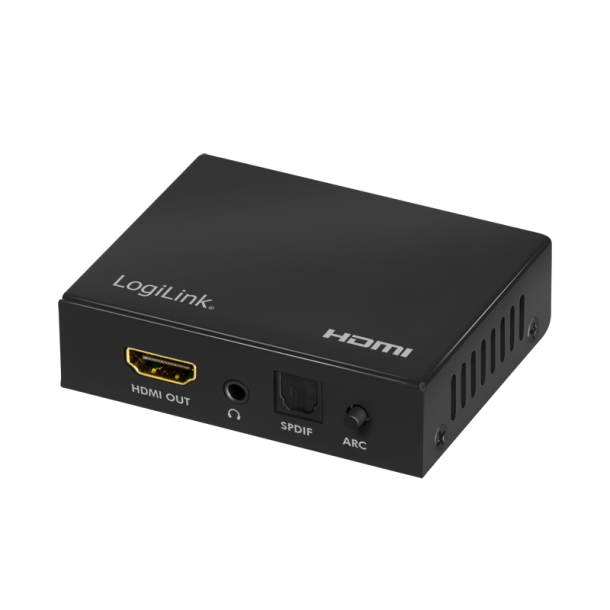 HDMI audio extractor, 2CH/5.1CH, SPDIF, 3.5 mm, 4K/60 Hz, HDR, CEC, ARC